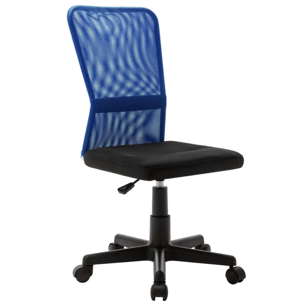Petromila vidaXL Kancelárska stolička čierna a modrá 44x52x100 cm sieťovinová látka